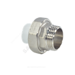 Муфта PP-R комбинированная разъемная белая Дн 25х1/2" НР RTP (РосТурПласт) 10643