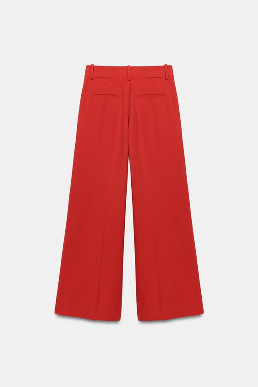 ZARA ШИРОКИЕ БРЮКИ — ZW COLLECTION, КРАСНЫЙ