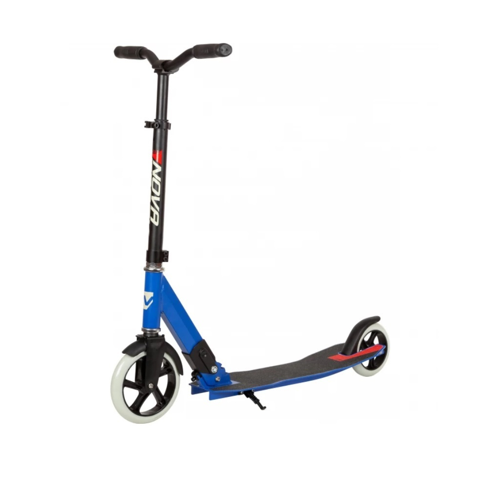 Самокат для детей NOVATRACK DEFT, 180/145 мм, синий