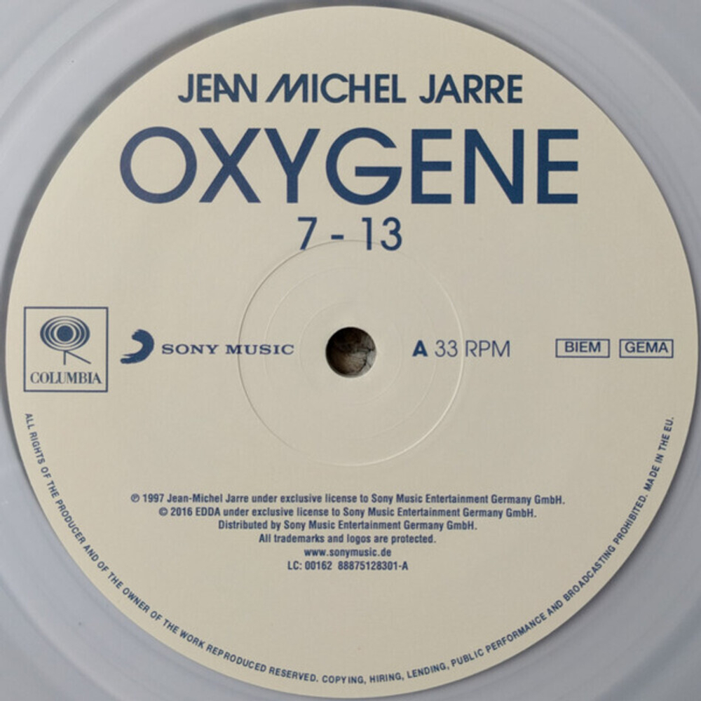 Jean-Michel Jarre / Oxygene Trilogy (40th Anniversary Edition)(Clear Vinyl)(3LP+3CD)