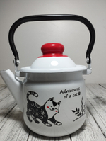 Чайник 1 л с рисунком Коты  27071/4