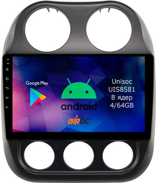 Магнитола для Jeep Compass 2011-2015 - Airok RM-2203 Android 12, SIM-слот