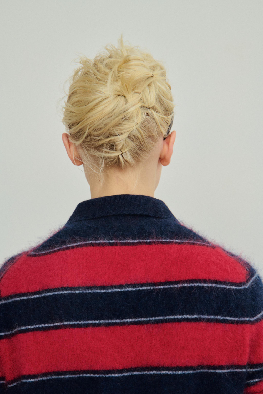 СВИТЕР В ПОЛОСКУ ИЗ 100% ШЕРСТИ С ВОРОТНИКОМ ПОЛО — ZARA