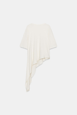 Асимметричная футболка с разрезом — ZARA