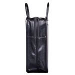 Портфель "Карьера", 36х31х7 см, искусственная кожа, 2 отделения, на молнии, черный