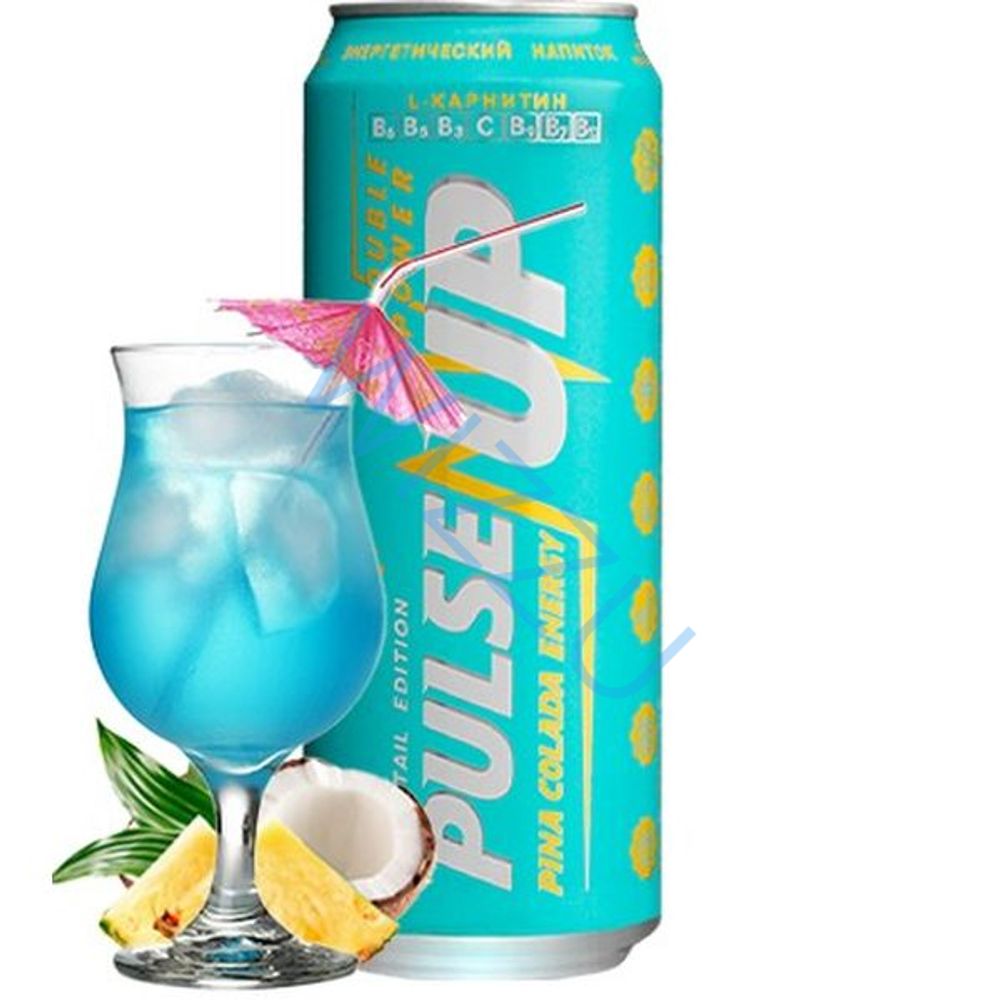 Напиток энергетический Pulseup Pina Colada Energy 450г