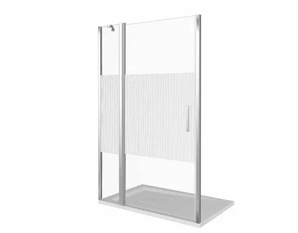 Душевая дверь в нишу Bas Pandora WTW-140-T-CH 140*185 без поддона