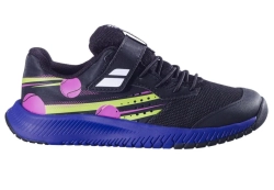 Детские теннисные кроссовки Babolat Pulsion Kid All Court - black/dark blue