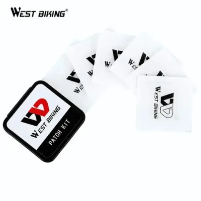 Набор для ремонта в футляре West Biking YP0719231: 6 заплаток, абразив