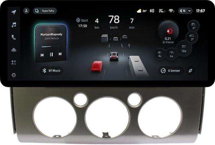 Магнитола для Toyota FJ Cruiser 2005-2022 (рамка серая) - Teyes CC4PRO монитор 12.3" 2K QLED + рамка 9, Android 13, Быстрейшая, Snapdragon 778G, ИИ, CarPlay, DSP, 4G SIM-слот