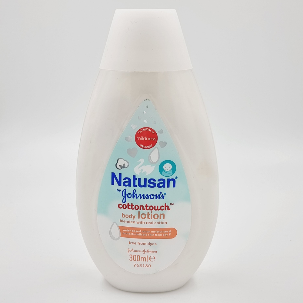 Детский увлажняющий лосьон Natusan by Johnson's Baby Cotton Touch Lotion с хлопком 300 мл (Из Финляндии)