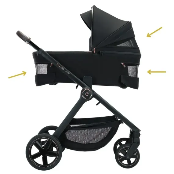 Коляска Espiro Only 2 в 1 Stylish Black