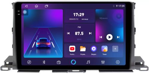 Магнитола для Toyota Highlander 3 2014-2020 - Parafar PF467LUX2U2K на Android 13, Быстрая, QLED+2K, CarPlay, 4G SIM-слот