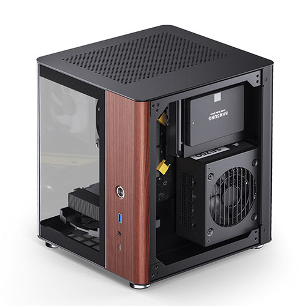 Корпус JONSBO TK-0, mini-ITX, micro-ATX, черный (без БП)