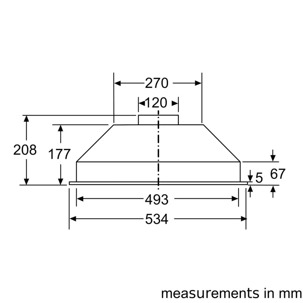 Вытяжка Bosch DLN53AA70