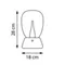 Интерьерная настольная лампа Uovo III 807917 Lightstar