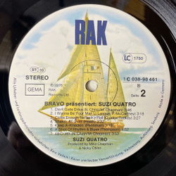 Винтажная виниловая пластинка LP Suzi Quatro Bravo Prasentiert (Germany 1976) Hit The Road Jack