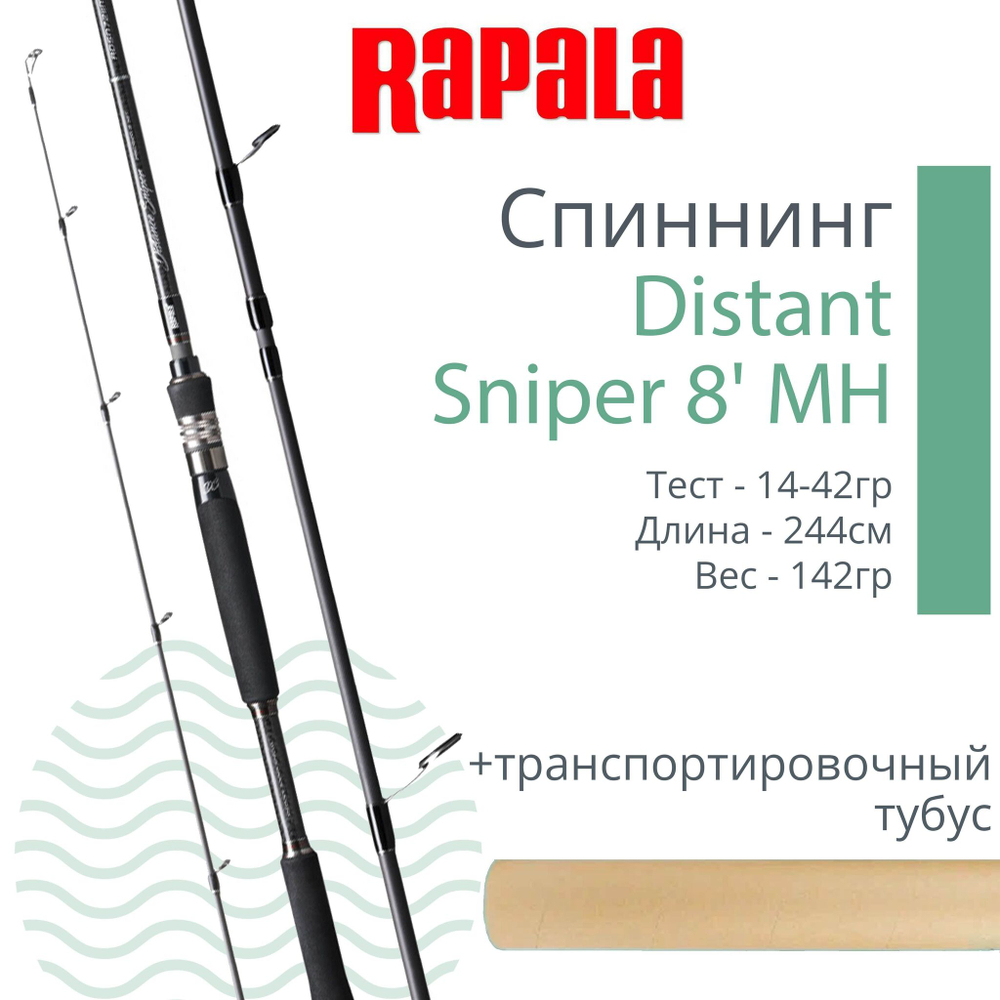 Спиннинг для рыбалки Rapala Distant Sniper 2pc