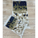 Набор ковриков ДЕКОРАТИВ (DECORATIVE) с рисунком и бахромой 60*100+40*60 6565
