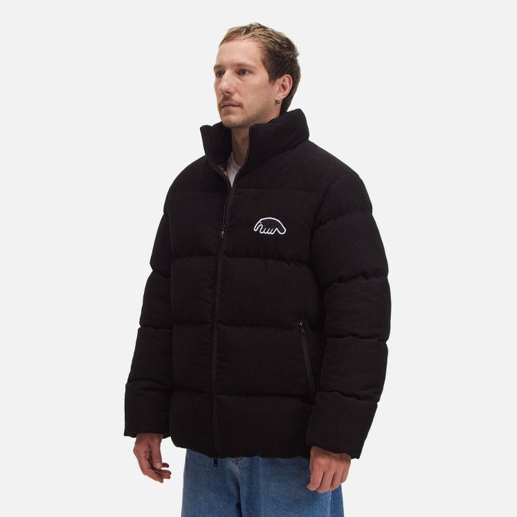 Куртка ANTEATER Downjacket Velvet Logo, черный