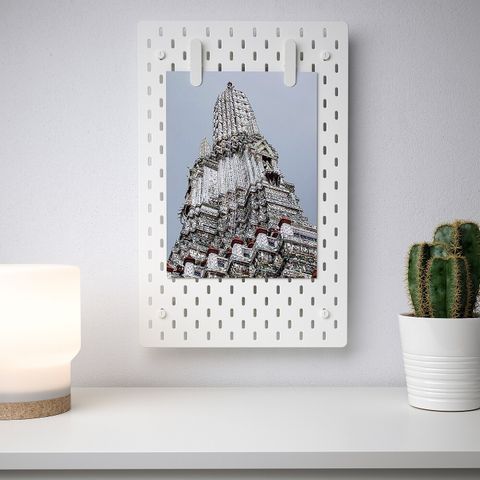 Перфорированная доска IKEA SKADIS (СКОДИС), Белый, 36x56 см