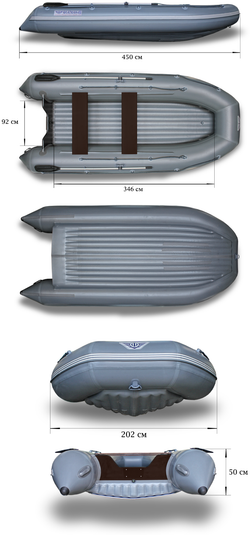 Лодка ПВХ ФЛАГМАН 450