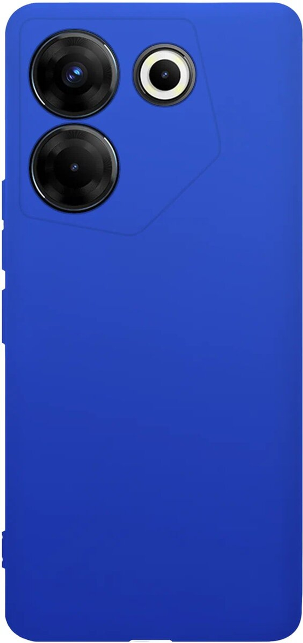 Мягкий Soft Touch чехол из силикона для TECNO CAMON 20 PRO 5G (не 4G!) с бархатной подкладкой