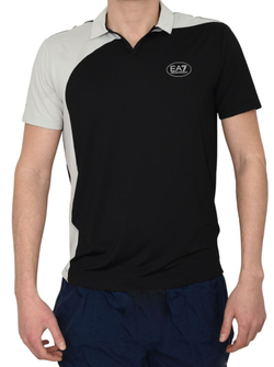 Теннисное поло EA7 Tennis Pro - black
