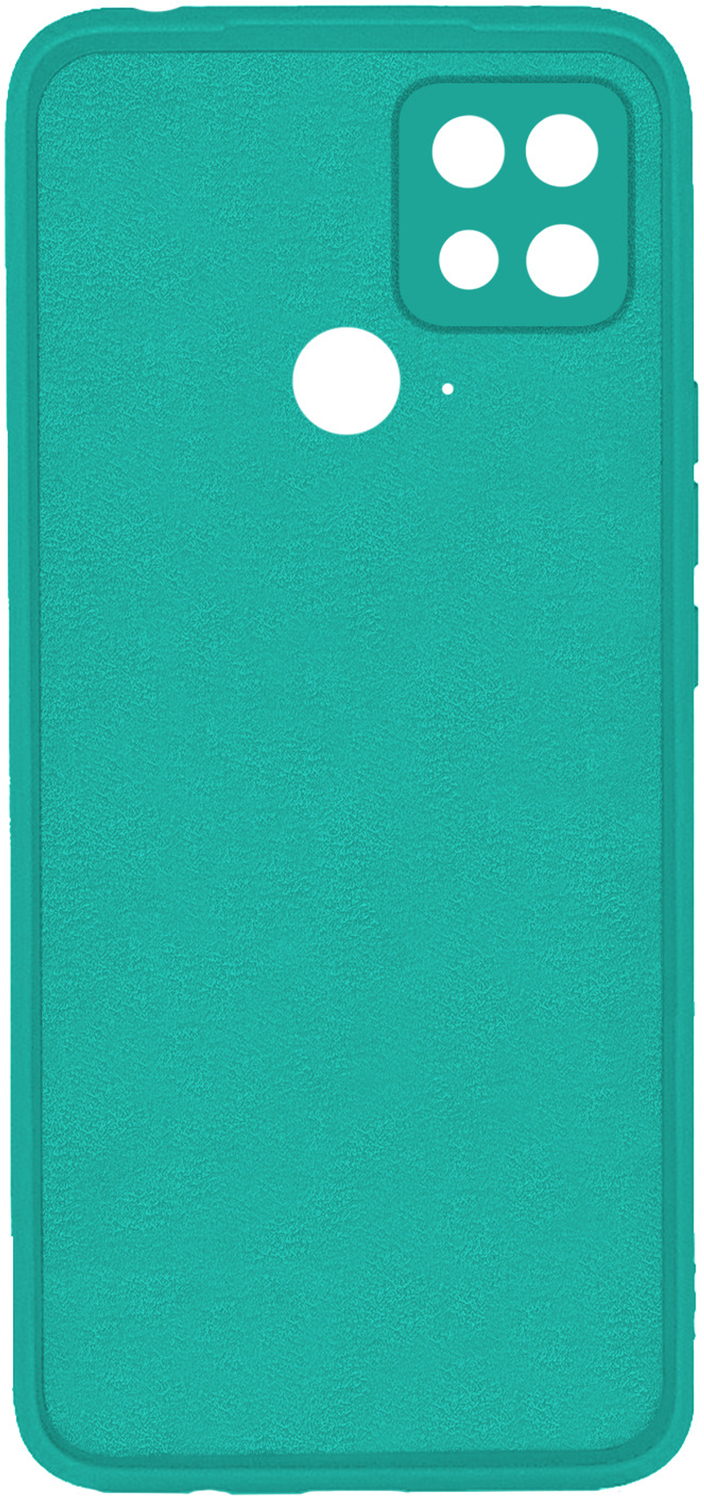 Мягкий Soft Touch чехол из силикона для XIAMI REDMI 10C с бархатной подкладкой