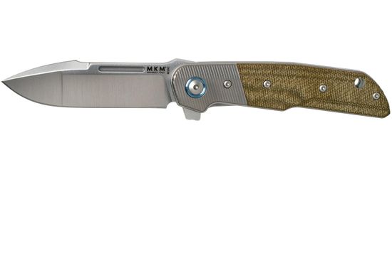 Складной нож MKM "CLAP" MKM/LS01 GCT c клинком из стали Böhler M390 Microclean®, рукоять титан / микарта