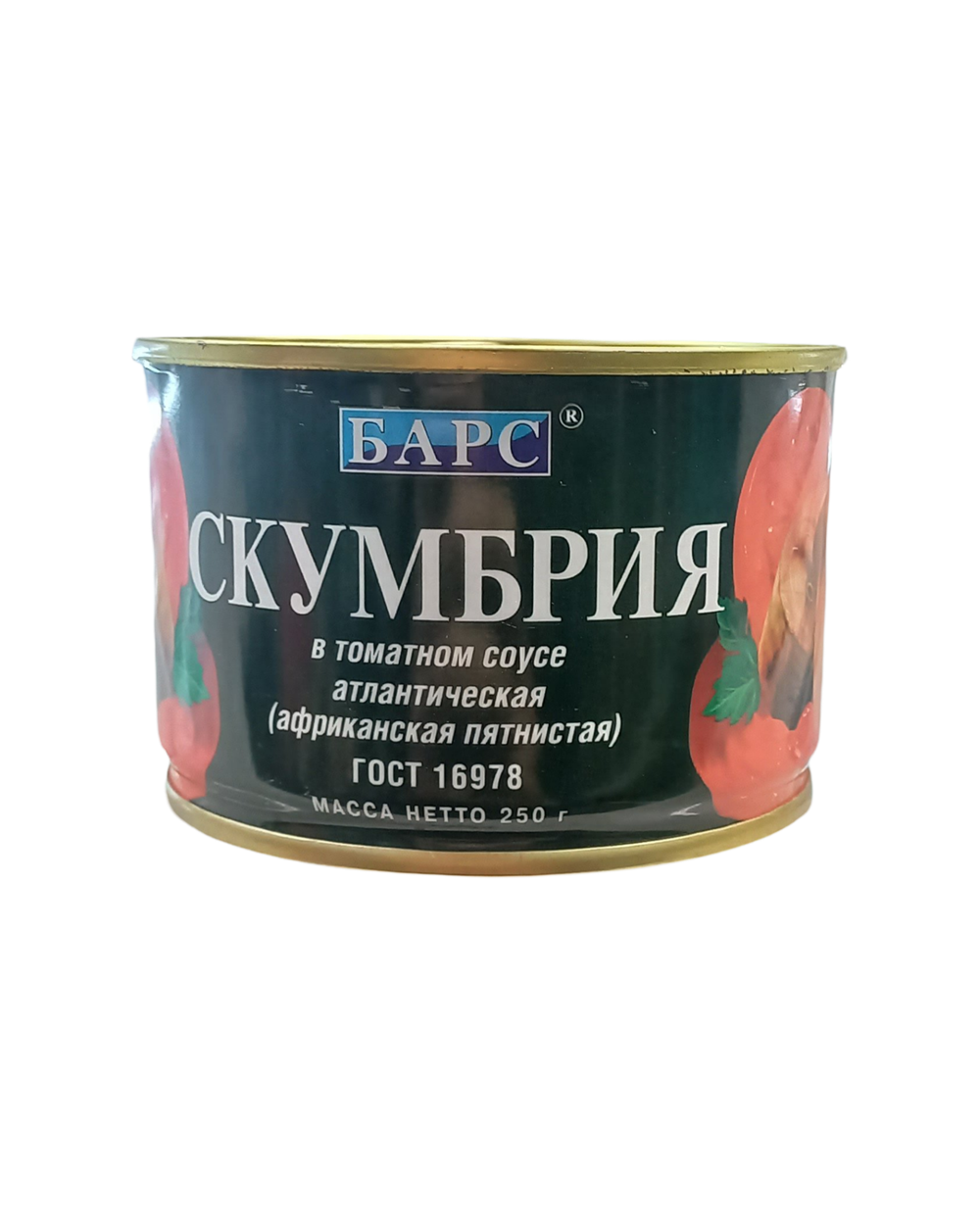Скумбрия "Барс" в томат.соусе 250г