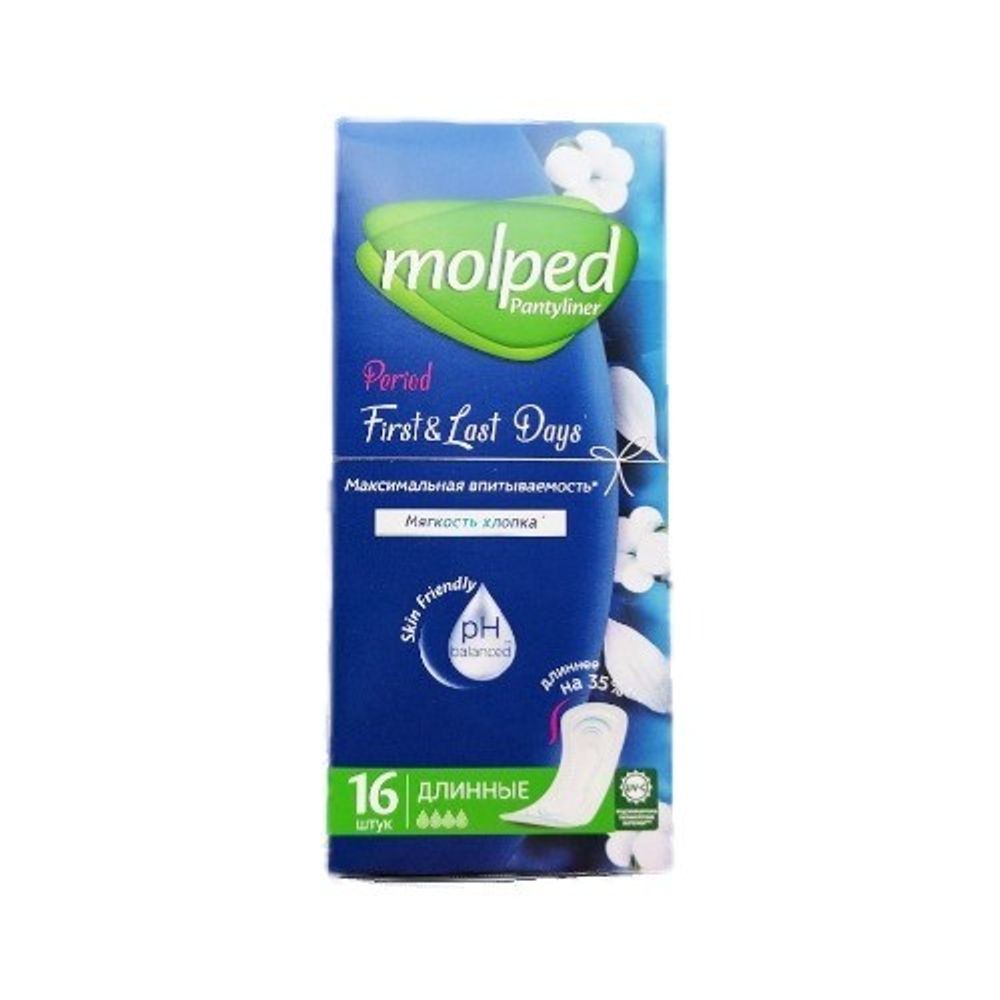 Прокладки Molped ежедн 16шт FIRST&LAST DAYS, шт