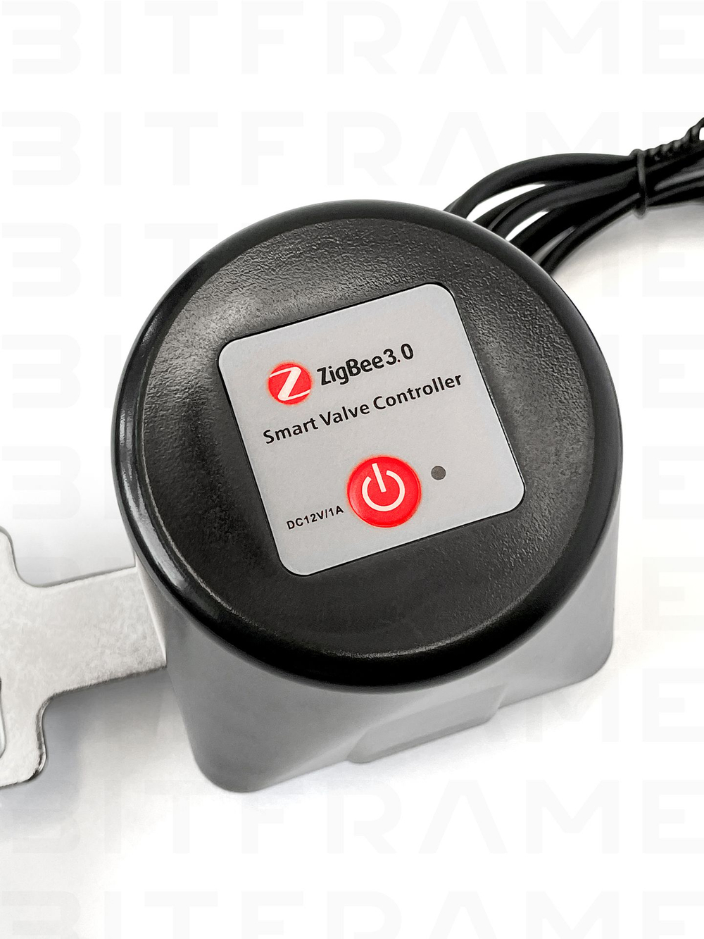 Умный привод шарового крана Zigbee 3.0, TUYA Smart, защита от протечек воды IP65, электропривод, ручка рычаг для шарового крана, 77 мм, 8х5 мм, 90, синяя рукоятка, вентиль для бани, дачи