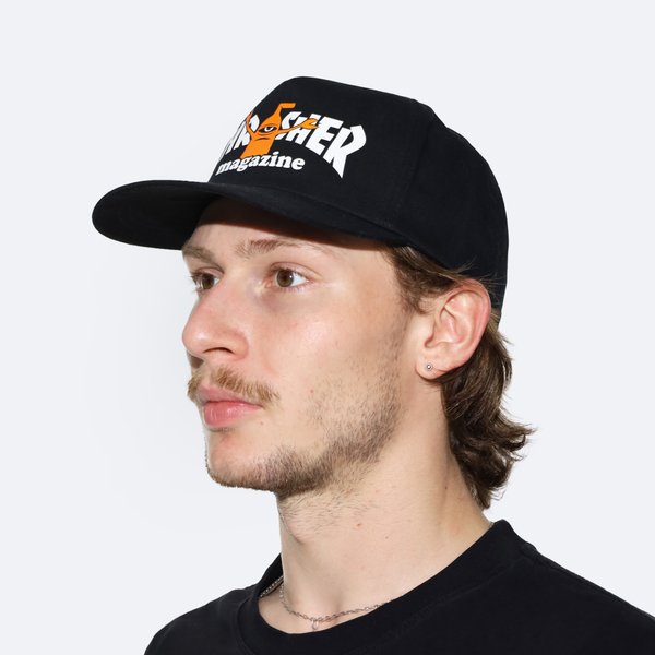 Кепка Thrasher x Toy Machine Sect Snapback (black) артикул: - купить в магазине Дайс