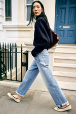 ДЖИНСЫ Z1975 RELAXED FIT СО СРЕДНЕЙ ПОСАДКОЙ И ОТВОРОТАМИ — ZARA