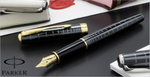 Перьевая ручка Parker Sonnet F531 PREMIUM Dark Grey Laquer GT, перо:F, золото 18К
