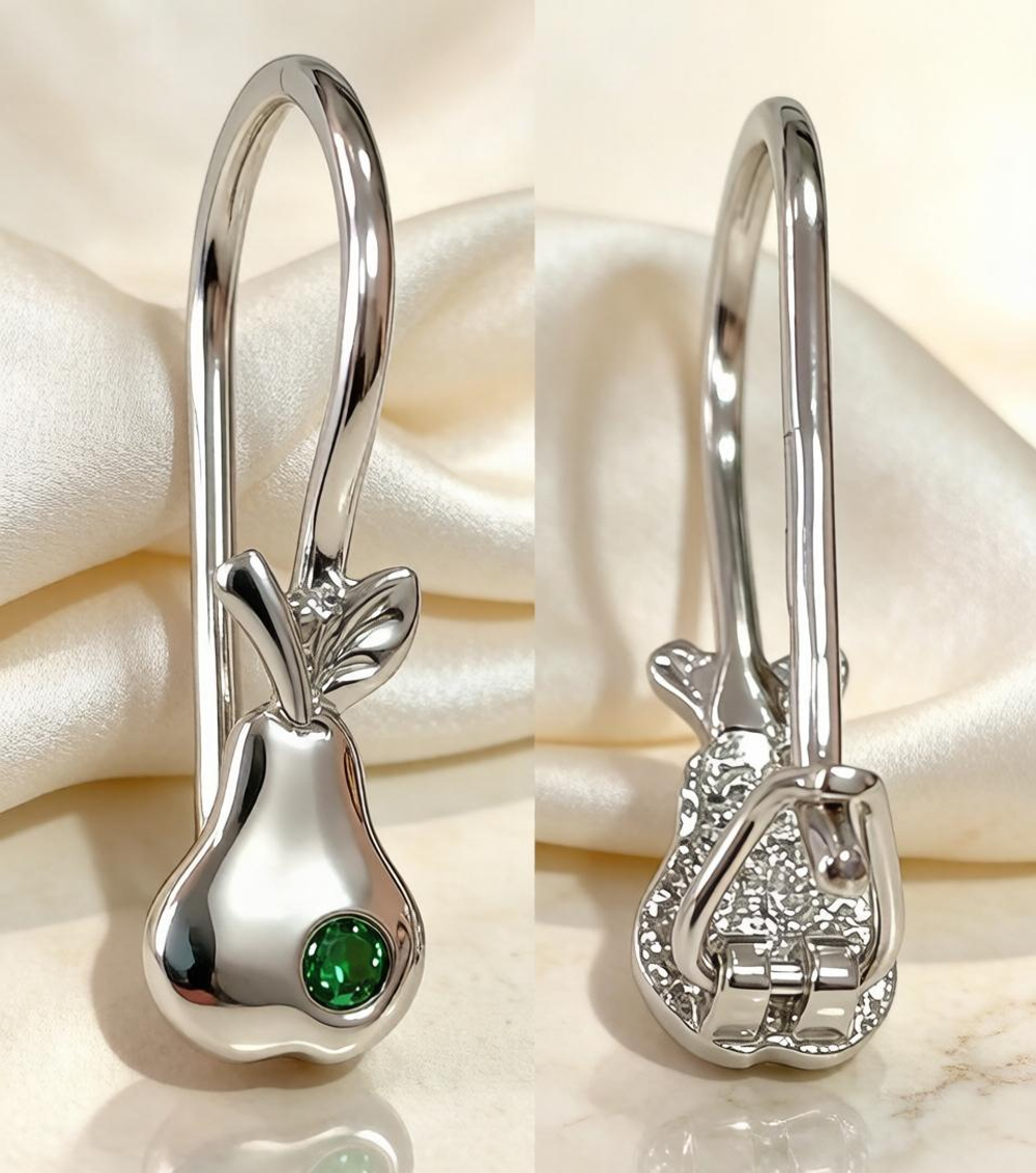 Ювелирные детские серьги из серебра 925 пробы