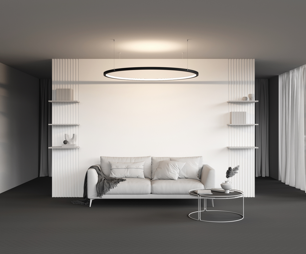 Радиусный профиль Maytoni 35x35 Ø1500мм внутренний 1/4 круга черный ALM-3535R-B-IN-90°-1.5M