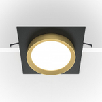 Встраиваемый светильник Maytoni Hoop DL086-GX53-SQ-BG