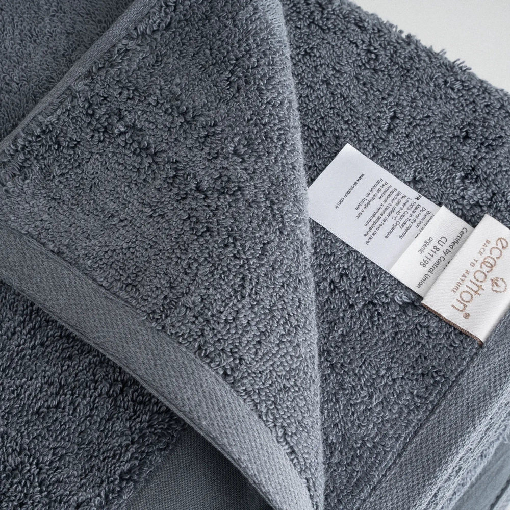 Полотенце из органического хлопка Pure Cotton 80х150 синий