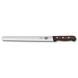 Нож для нарезки ломтиками 30 см ручка розовое дерево Victorinox Rosewood