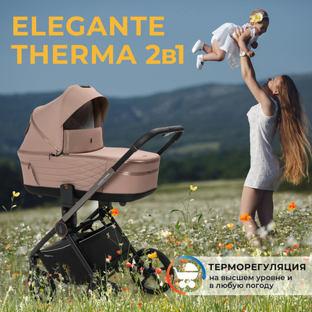 Коляска 2в1 SBL Elegante Therma Beige