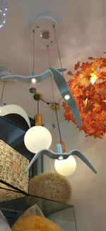 Pendant design lamp Night Birds PC962 by Brokis (White)