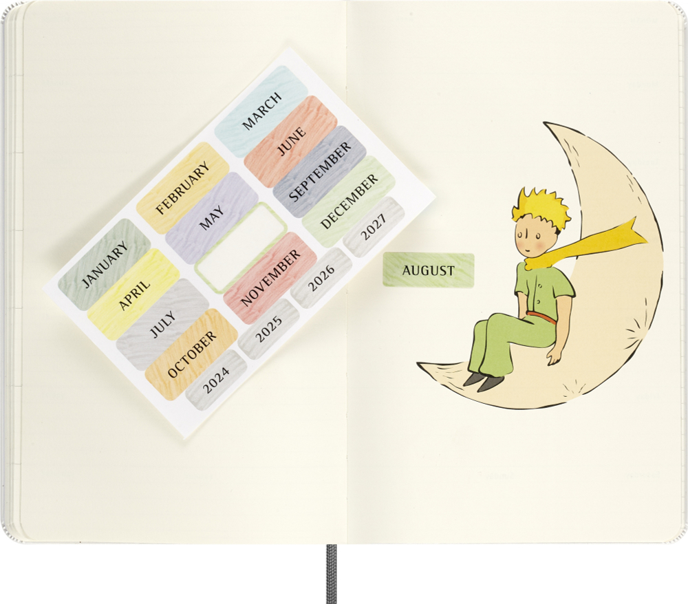 Набор Moleskine LE Petit Prince (BUNDUNDPP0412MWH) недат. еженедельник и блокнот в линейку в подарочной коробке