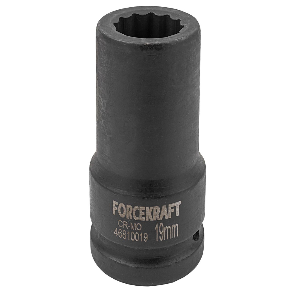 Головка ударная глубокая 3/4'', 19мм (12гр.) FORCEKRAFT FK-46810019