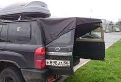 Тент на задние двери Nissan Patrol Y61