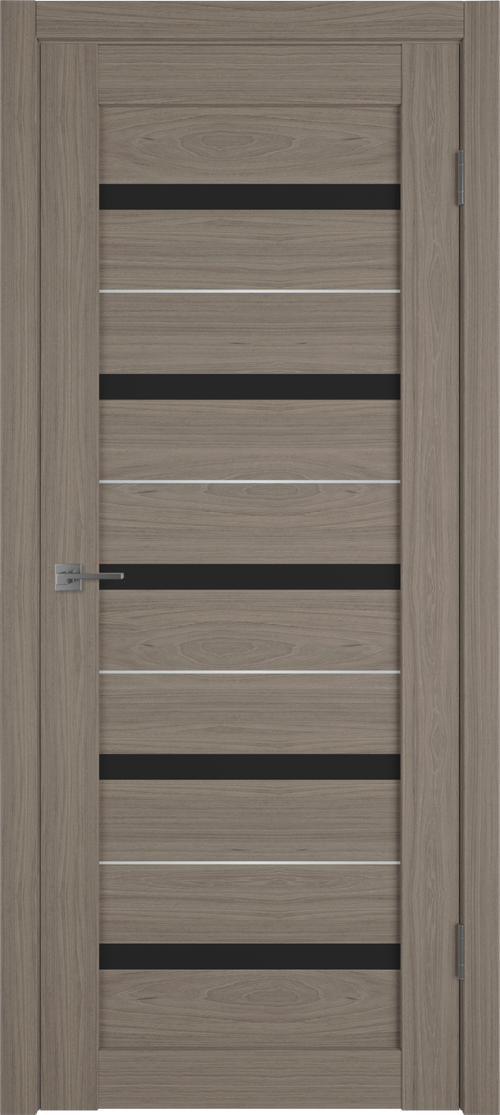 Дверь Atum Al 7 / Brun Oak / Black Gloss SM / Владимирские двери