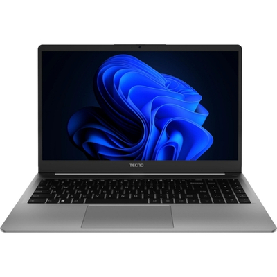 Ноутбук TECNO Megabook K15SDA 15.6'' FHD IPS, AMD R5-7430U, 8Gb, 512Gb SSD, Win11 Home, серый (71005000619)