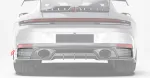 Карбоновые канарды заднего бампера для PORSCHE 911 992.2 CARRERA 2025+