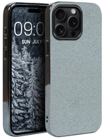 Дизайнерский чехол для IPHONE 15 PRO MAX с мягкой тканевой поверхностью